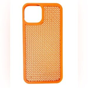 Sleek Orange Custom Made Mesh iPhone Case Made for iPhone Models 12 through 17
